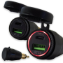 Doppel-USB-Adapter USB-C und 3 auf DIN
