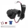 Motorrad Euro-Bordsteckdose 12V mit Lenkerhalterung